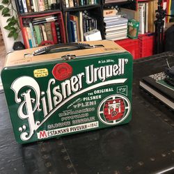 Collectable Pilsner Urquell Metal Lunch Box