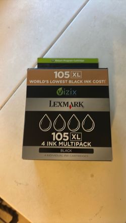 Lexmark 105XL Black Ink Cartridges 4-Pack