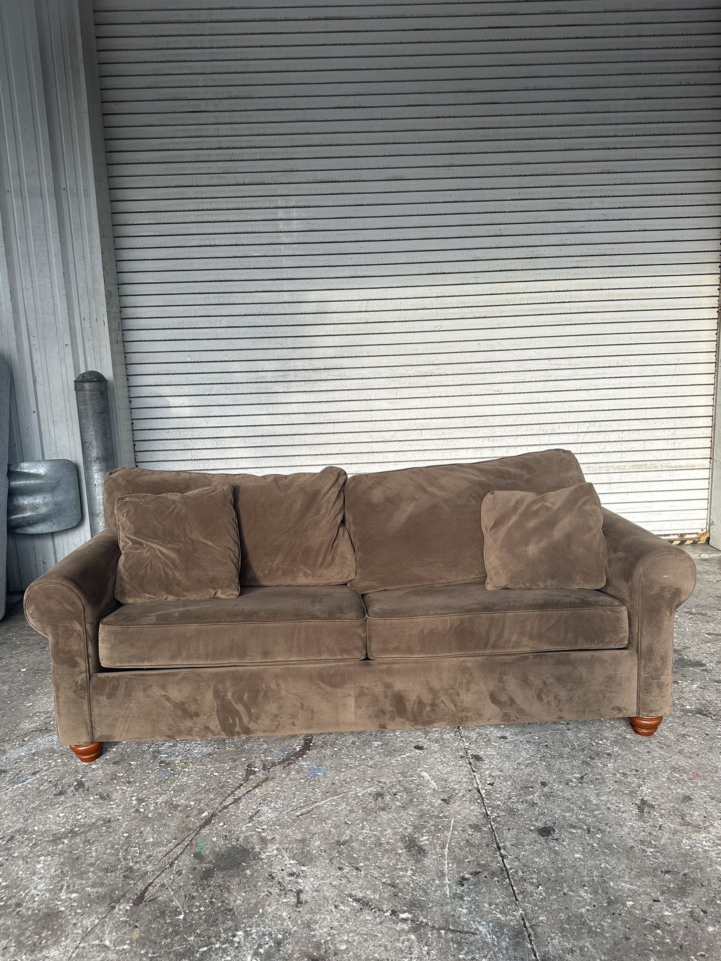 Comfy Brown Nice Pull Out Bed Sofa Couch ๐ฅ๐ฅ