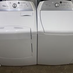 Whirlpool Set Washer And Dryer Electric Good Condition We Delivery 