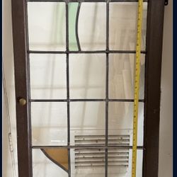 Stained Glass Window From Tudor Style House