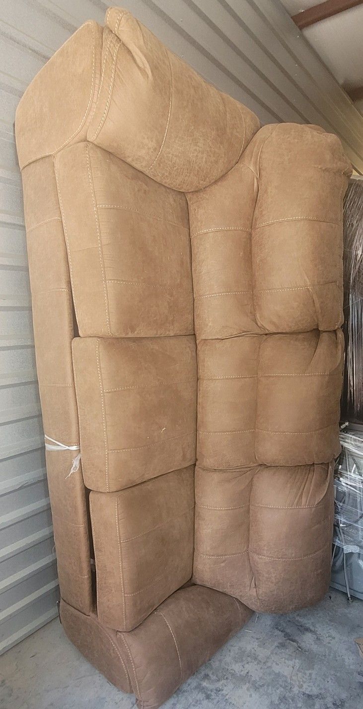 Brown Pull Out Couch