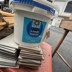 FREE, FREE!  Tile, Cement Board, Recessed Lighting Fixtures, Etc 