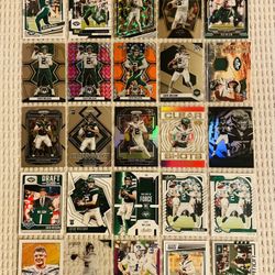 Zach Wilson 25 Card Football Lot! Rookies, Prizms, Parallels, Memorabilia, Short Prints, Variations & More!