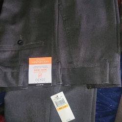 Greyish Slacks *size 33x30  New with tags VAN HEUSEN