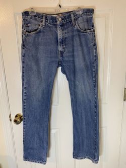 Levi’s 505 Men’s 34x30 vClassic Blue Denim Jeans Straight Fit Medium Wash