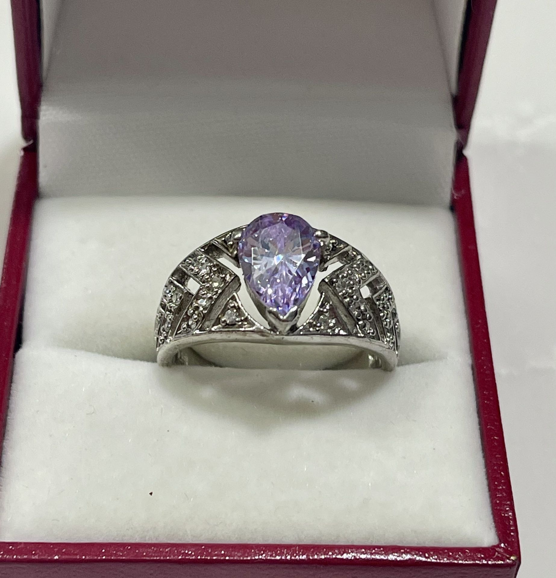 FEBRUARY BIRTHDAY BIRTHSTONE RING