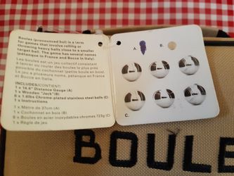 Boules Is Term For Games