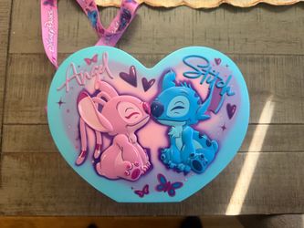 Stitch and Angel Valentine's Day Popcorn Bucket