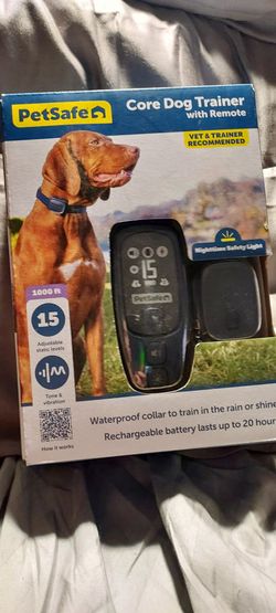 Pets are core dog trainer w/remote