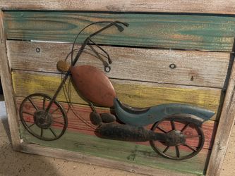 Motorcycle Art Piece 
