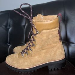 H&M Camel suede hiking boots women’s size 10