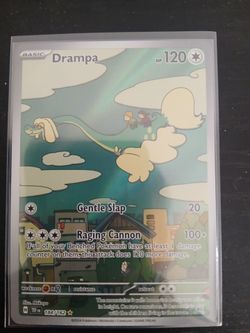 Drampa 184/162 Pokémon TCG Holo Rare Card