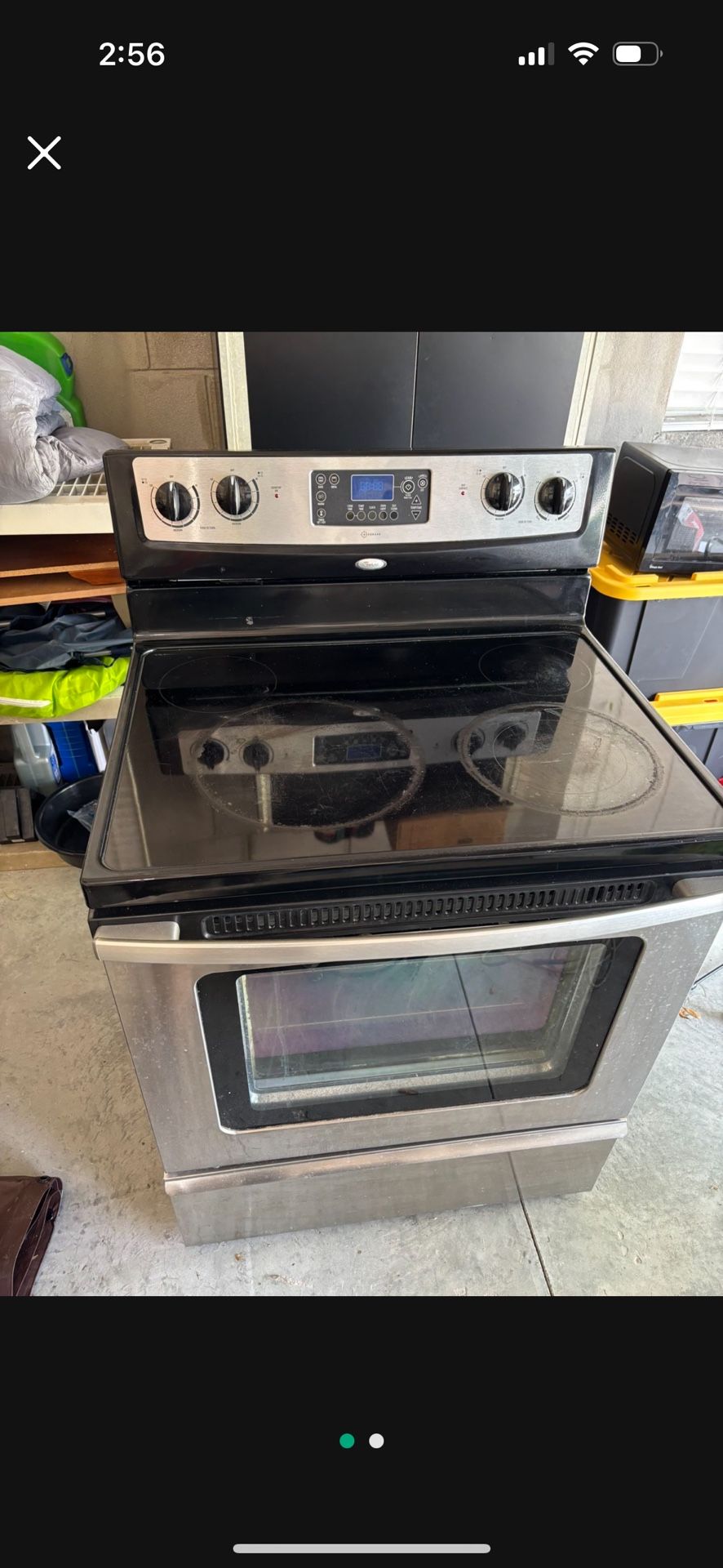 Whirlpool Accubake Oven Range