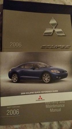 2006 MITSUBISHI ECLIPSE OWNERS MANUAL