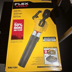 FLEXVOLT 60V MAX 125 MPH 600 CFM Brushless Cordless Battery Powered Blower Kit with (1) FLEXVOLT 3 Ah Battery & Charger