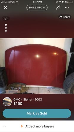 GMC Sierra hood