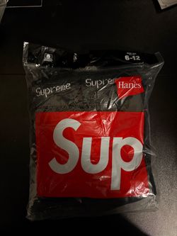 Black Supreme socks