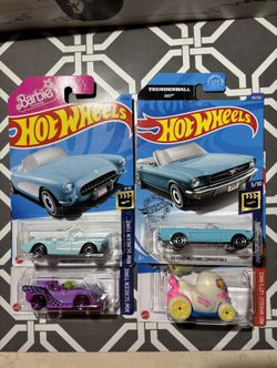 Lot of 4 Hot Wheels cars