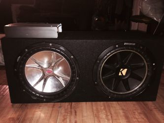 2 12' inch kicks with amp