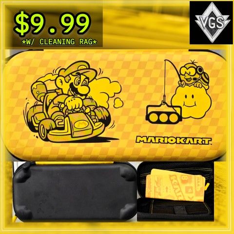 *CIB* Mario Kart Protection Case Kit (Yellow)