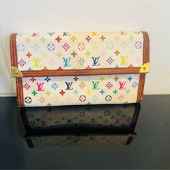 Authentic Louis Vuitton Multicolor Monogram Wallet