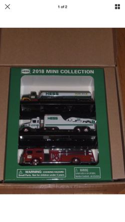 Hess mini truck collection 2018