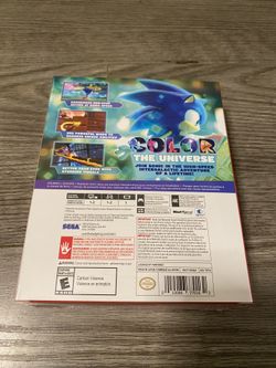 Sonic Colors Nintendo Wii New and Sealed Sonic the Hedgehog Sealed Game