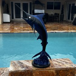 Bronze Marlin Statue