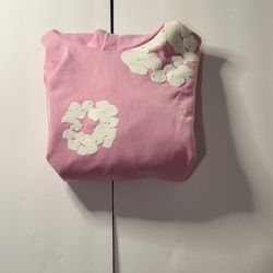 Denim Tears Pink Cotton Wreath Hoodie — Size M — Authentic — Rare Color
