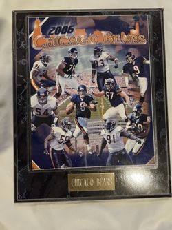 2006 CHICAGO BEARS Plaque