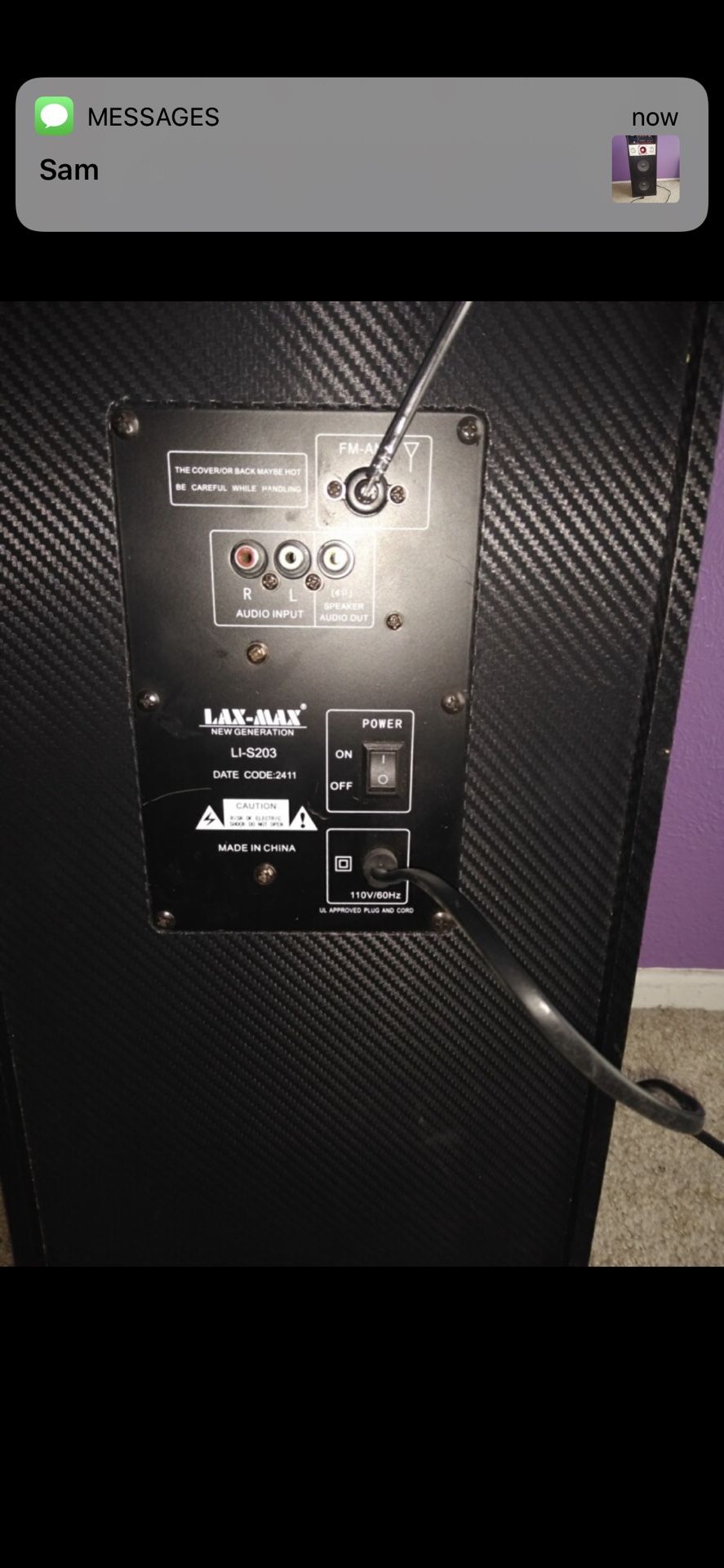 LAX Max stereo/karaoke speaker for Sale in Grand Prairie, TX OfferUp