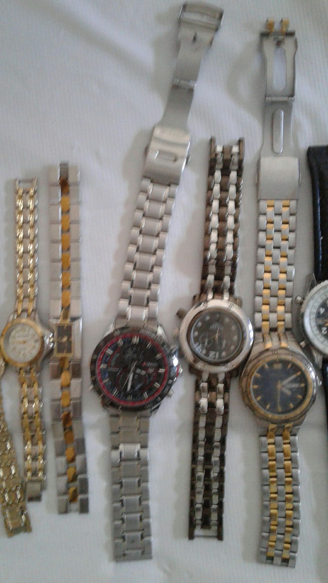 17 salvageable watches for sale. Make me your best offer!