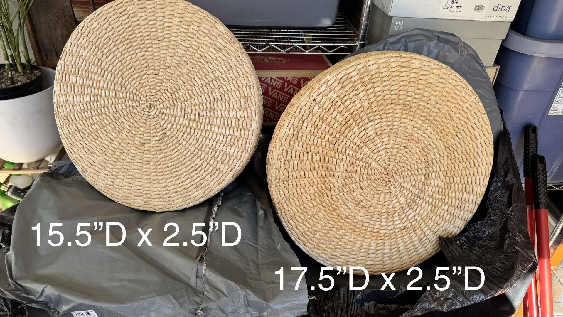 Seat Pillow Woven Straw Seat Cushion - IT’S AVAILABLE