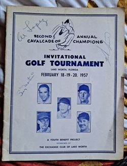 Vintage 1957. International Golf tournament.