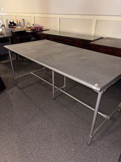 Stainless Steel Commercial Work Table With Open Base 