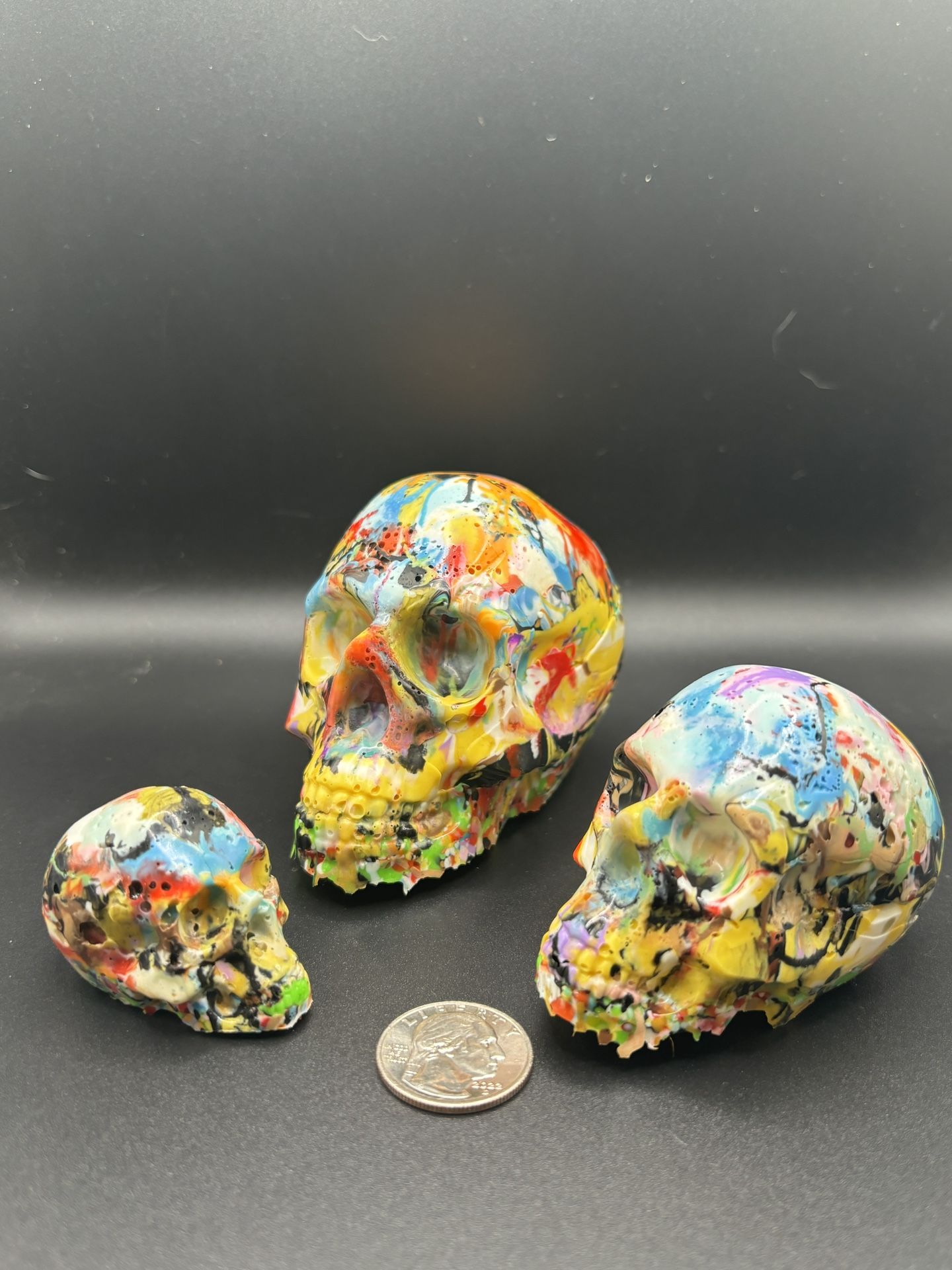 Abtract Art Skull Design