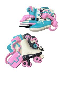 Vintage 80s Style Plastic Wall Hangings 