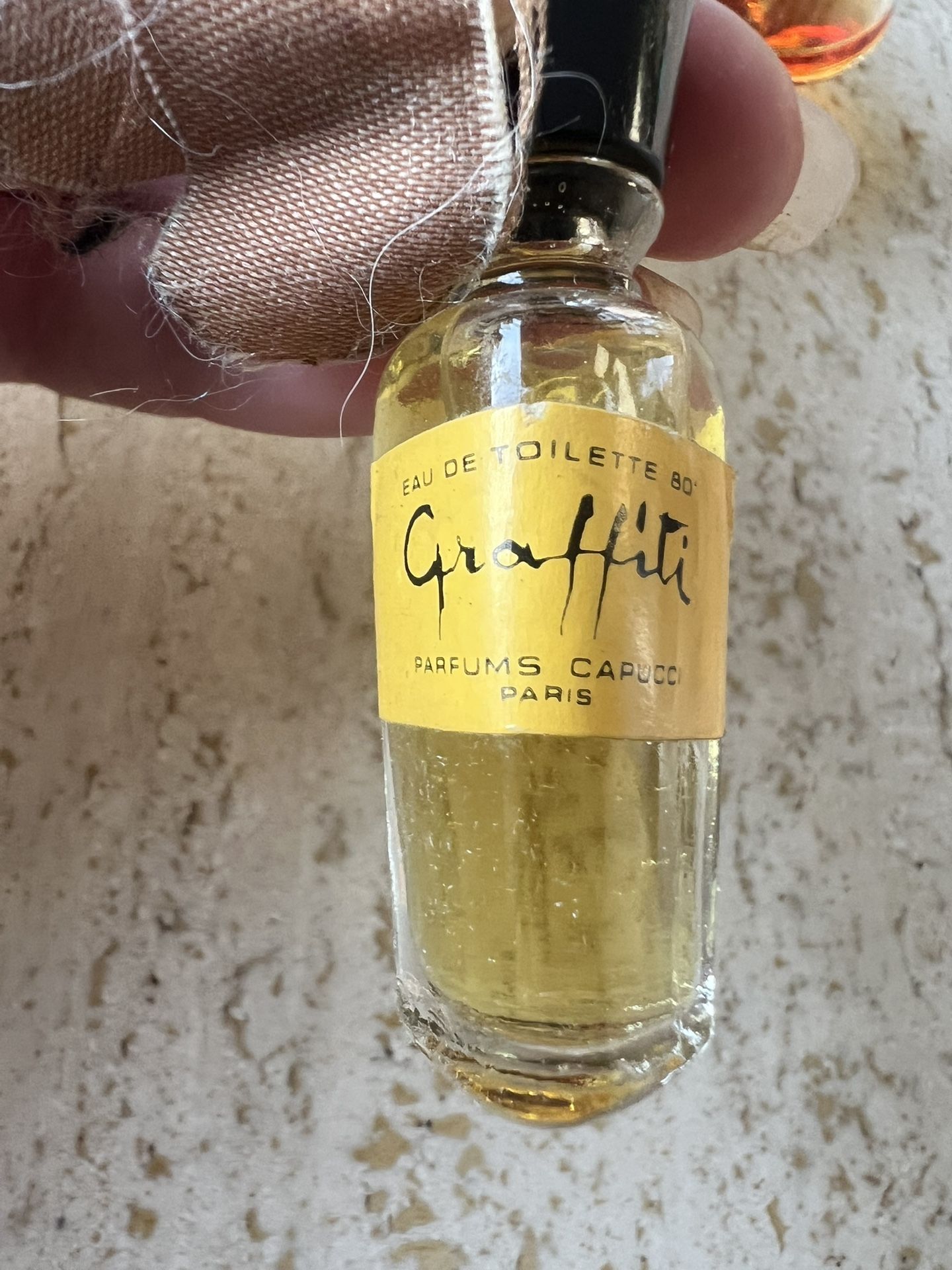 Vintage Splash Bottle Of Graffiti Perfume Capucci Paris