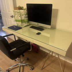 Desk and chair