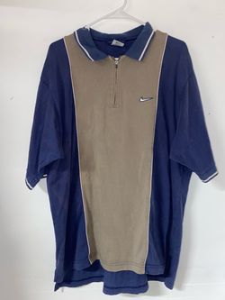 Nike Quarter-Zip Polo Shirt vintage XL