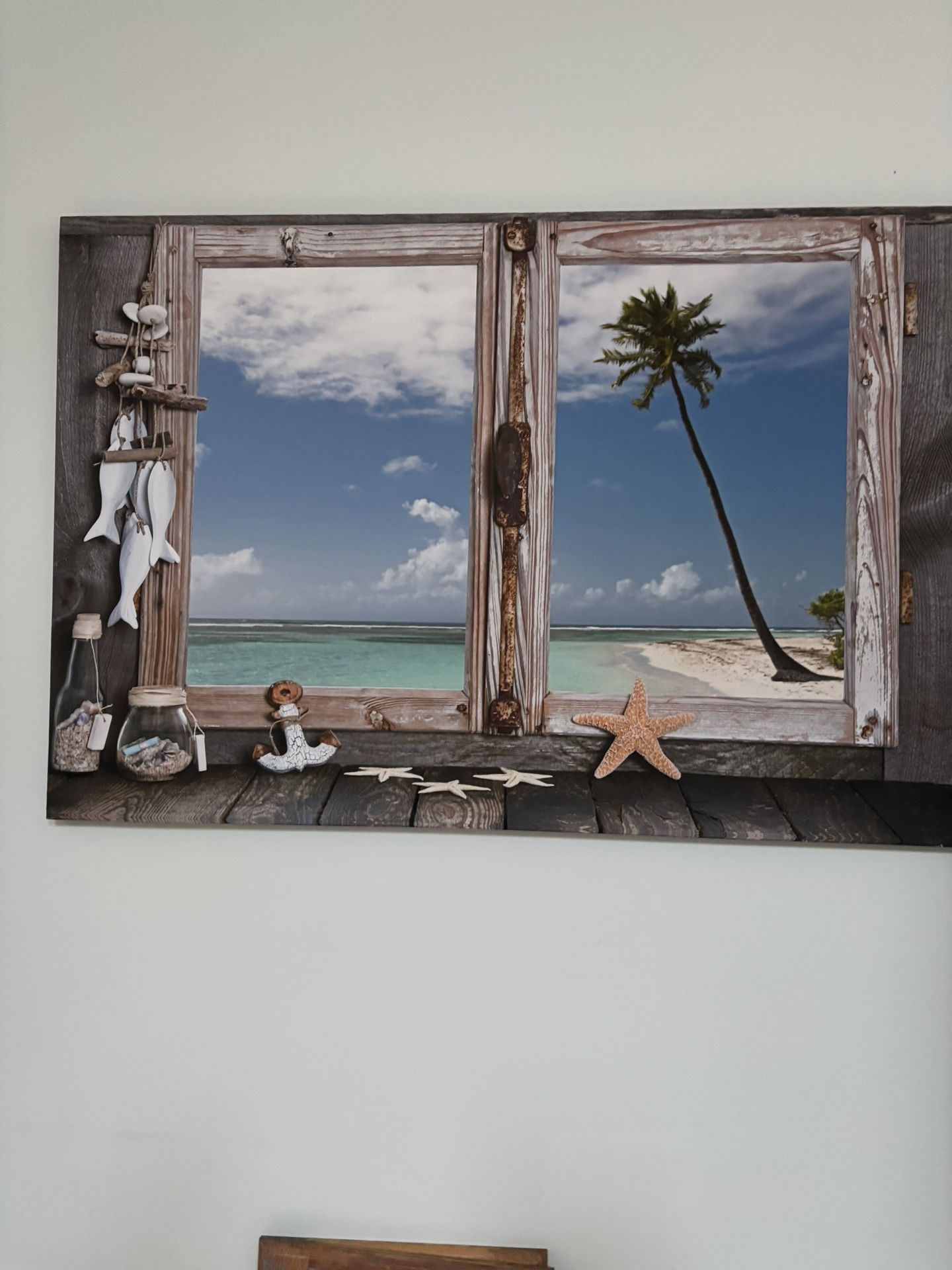 Sea Escape Window Frame Picture