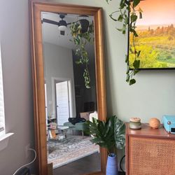 Antique Gold Mirror (over 6 ft)