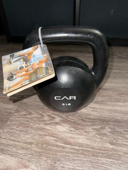 New 5 lb CAP vinyl-coated kettlebell