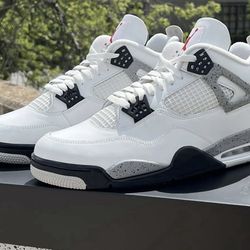 Authentic Brand New Jordan 4 Retro White Cement Deadstock