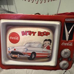 Vandor Betty Boop Coca Cola Tin Tote