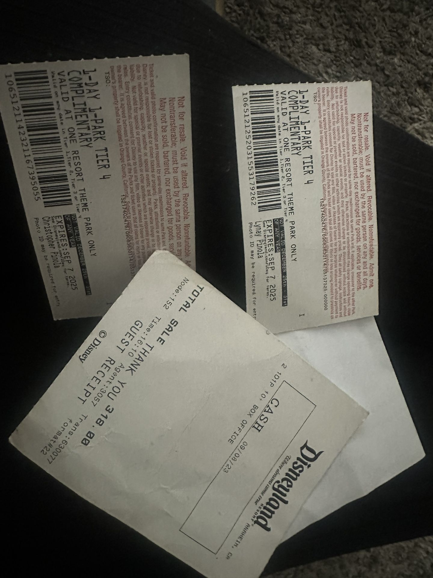 Tickets For Today
