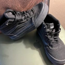 Vans Toddler 10.5 Black Hi Top Shoes