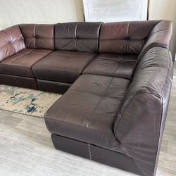 Leather Sectional 4pc Set