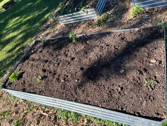 Galvanized plant beds